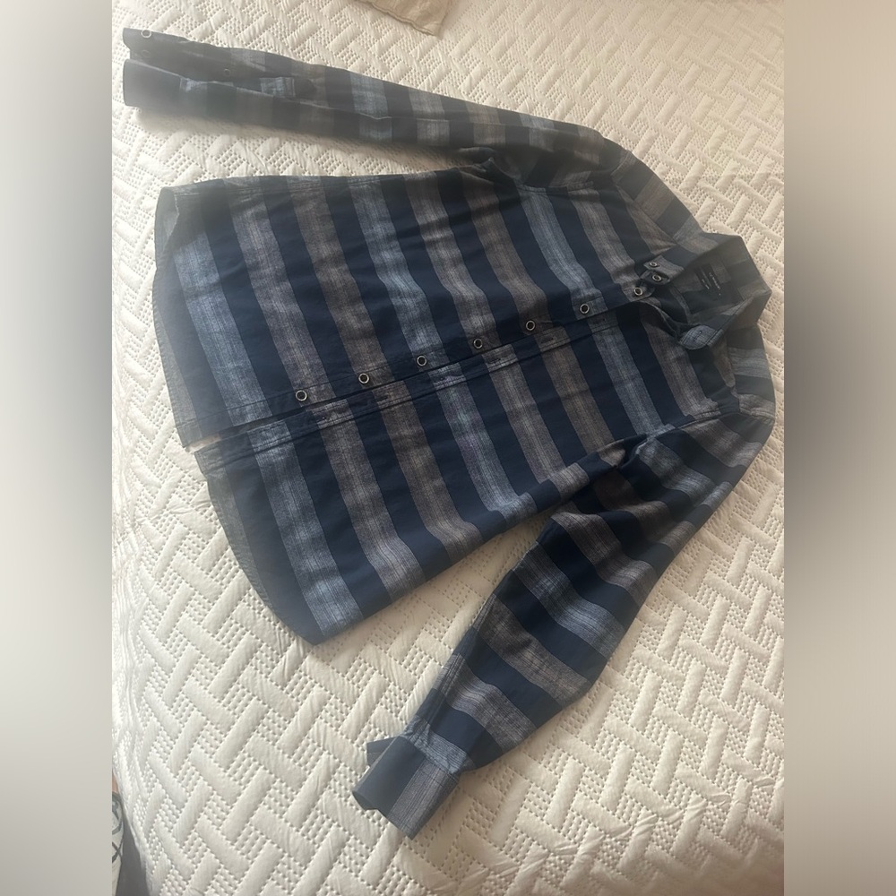 Striped Button-Up Shirt - Picture 6 of 6